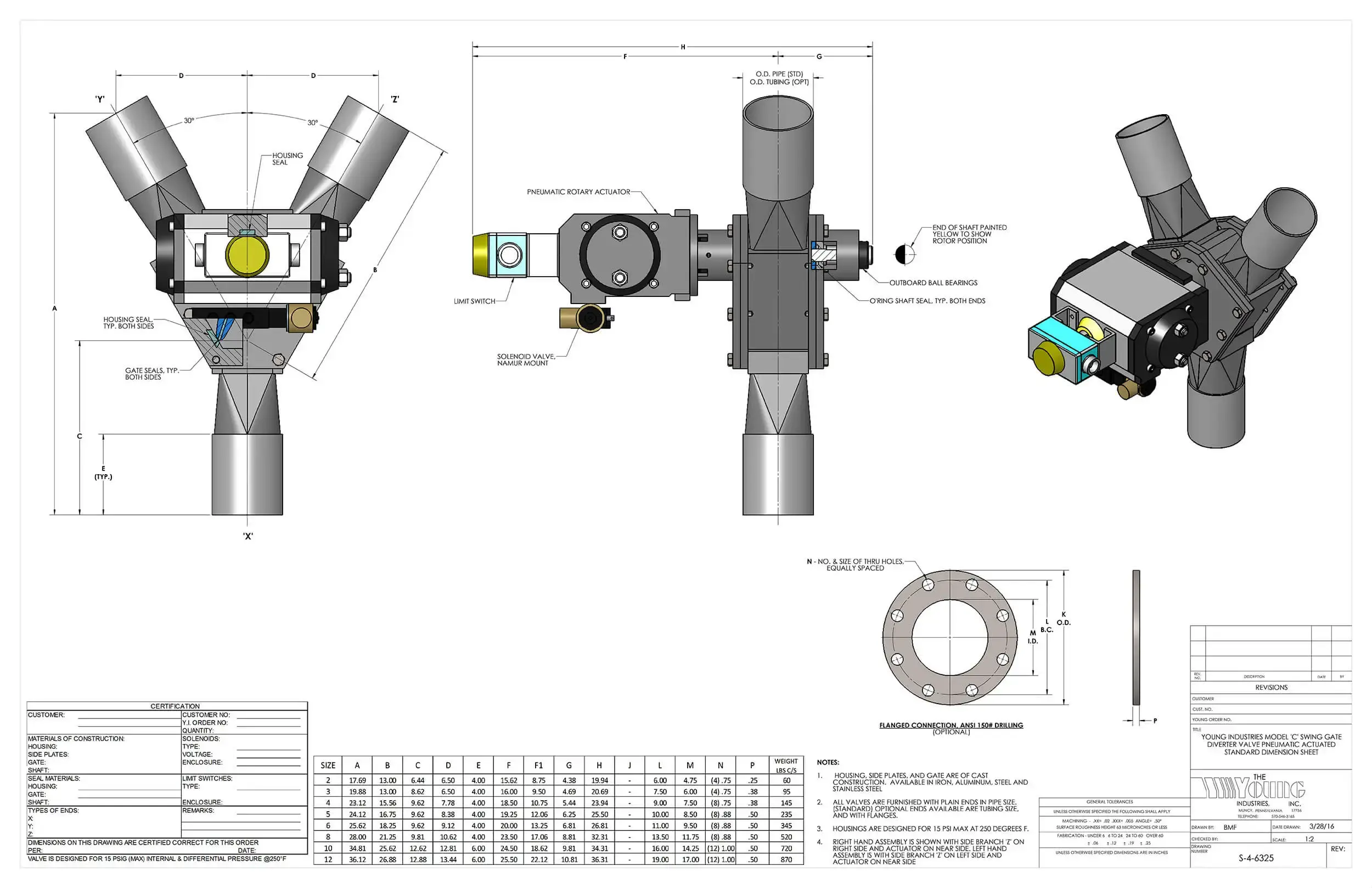 Model C Diverter Valve